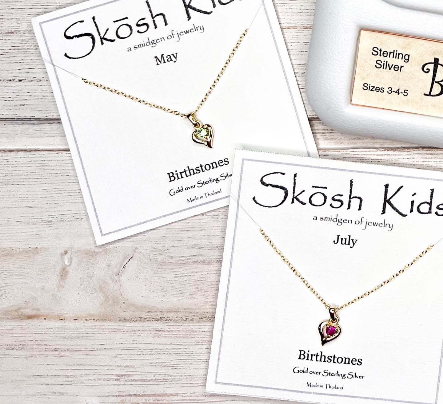 Skosh birthstone necklace store